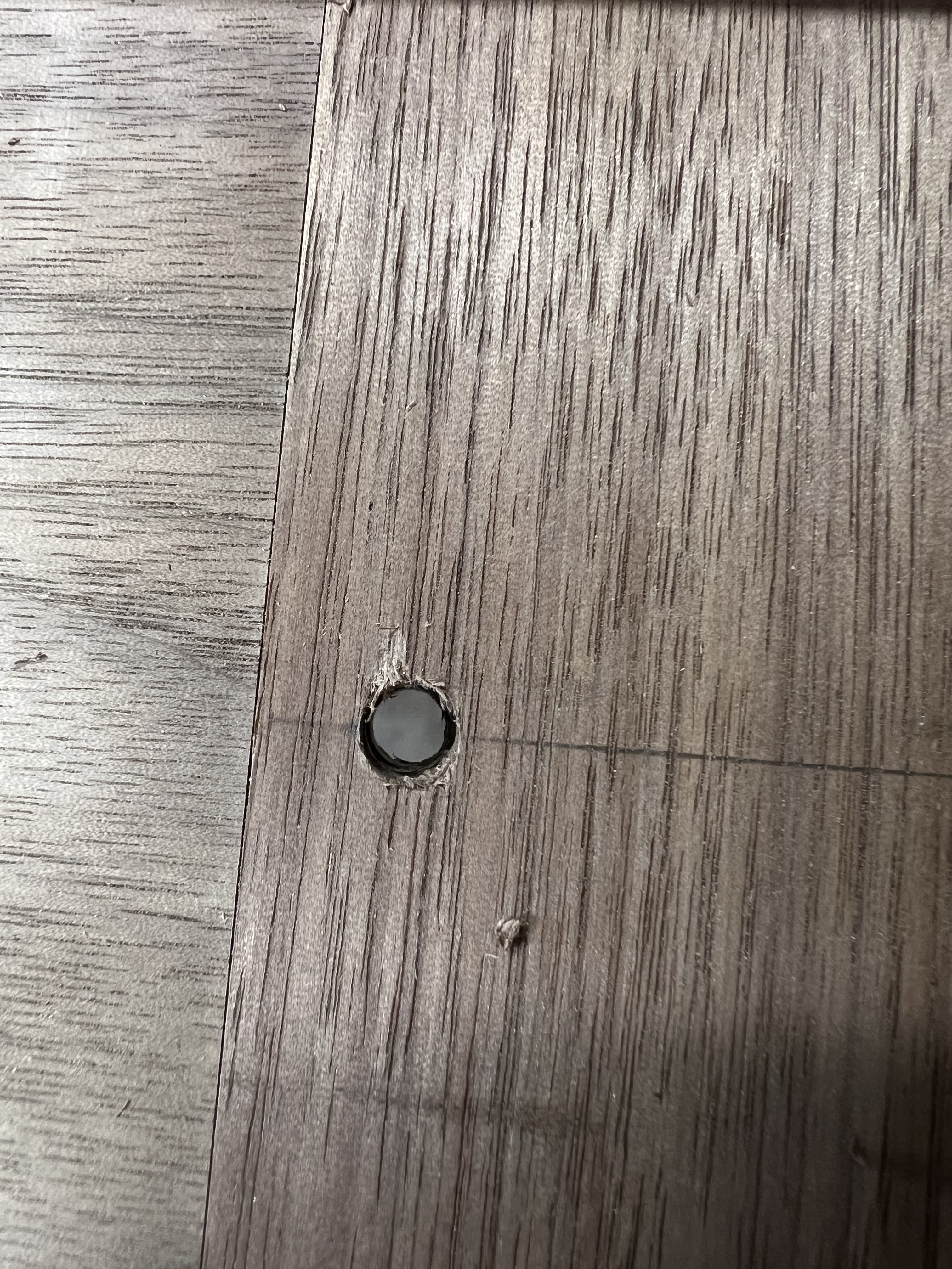 Breadboard ends un-clamped