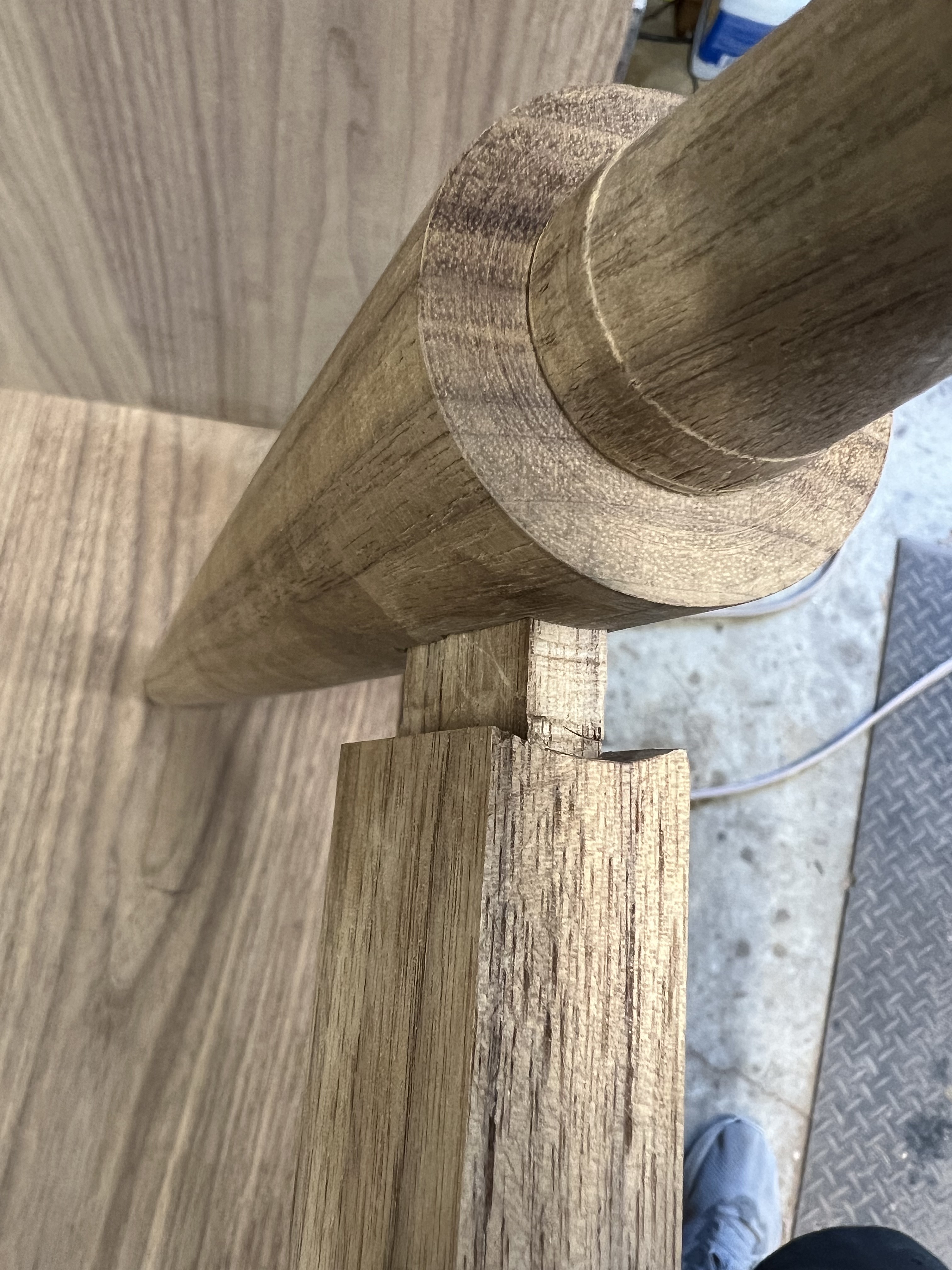 Leg and apron joinery