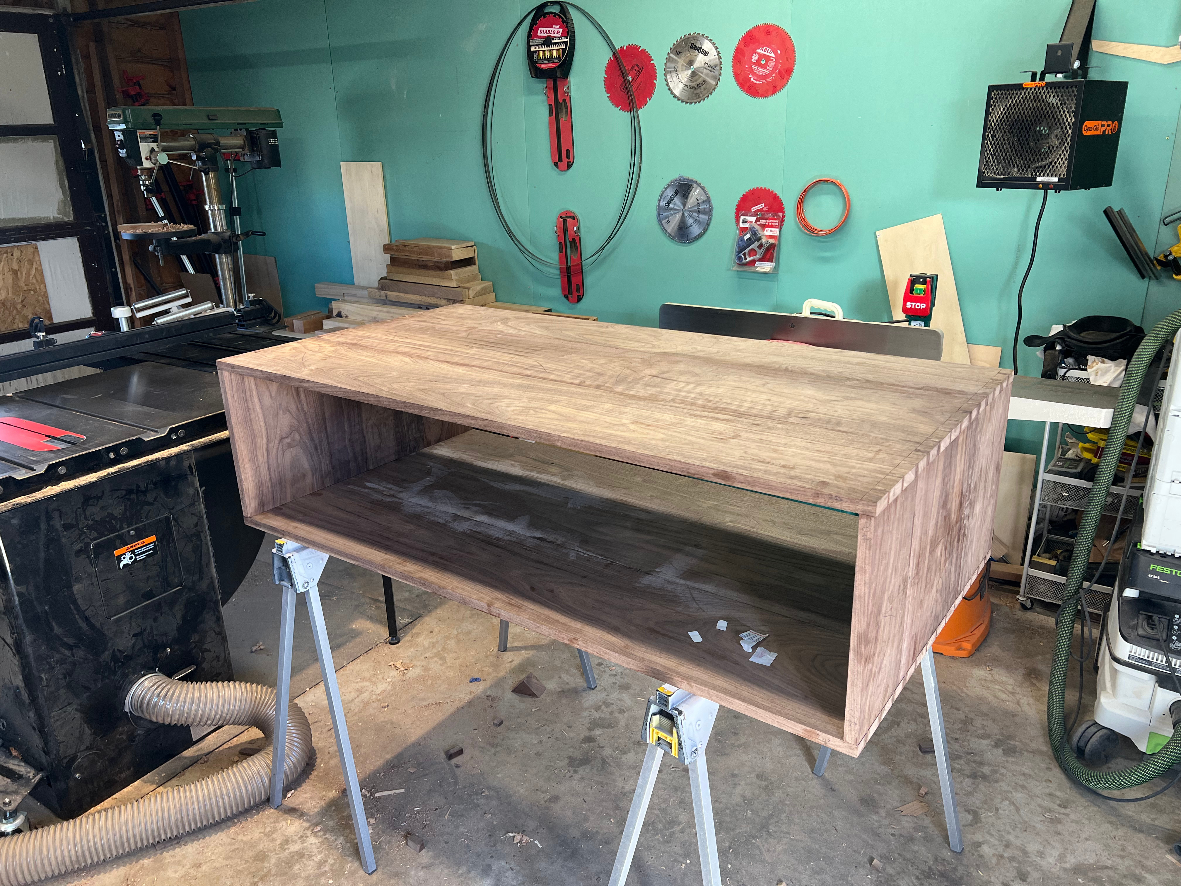 Dovetailed case dry fit